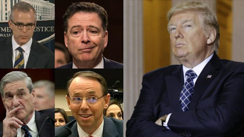 FISA Memo release shows key elements that the spying was obtained with false documents. Photo credit to compilation by Dagger News.
