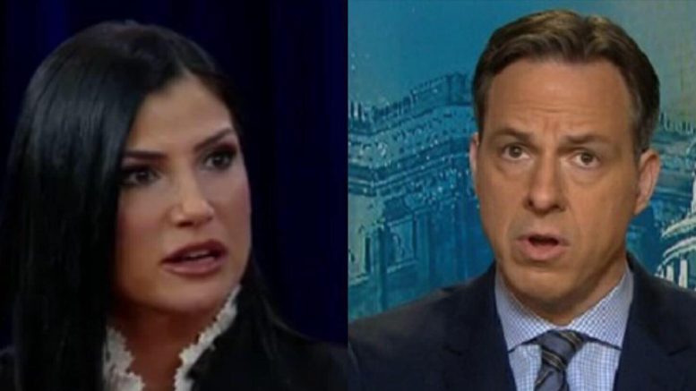 Dana Loesch threatened by angry mob. Jake Tapper is shocked. Photo credit to screen captures by US4Trump.