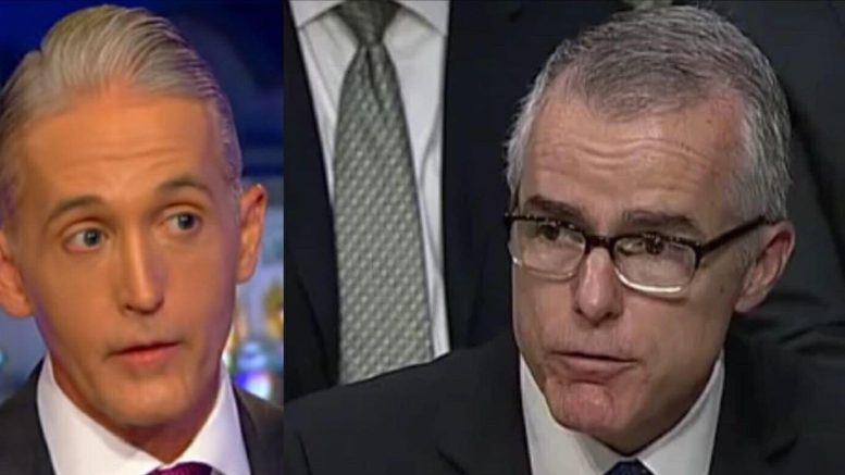 Andrew McCabe uses lame excuse to convince world he is NOT a liar! Feature photo credit to Fox/MSNBC Screen captures and compilation by US4Trump.