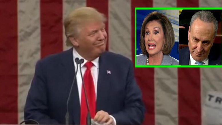 Democrats obstruct against what is best for the Country. Schumer and Pelosi oppose the nomination of Mike Pompeo for Secretary of State as NOKO summit draws near. Photo credit to US4Trump screen captures.