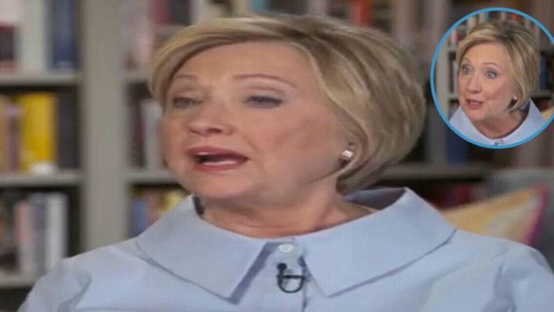 Hillary bashes President Trump's NOKO strategy and completely gets it wrong. Photo credit to US4Trump, video screen shot compilation.