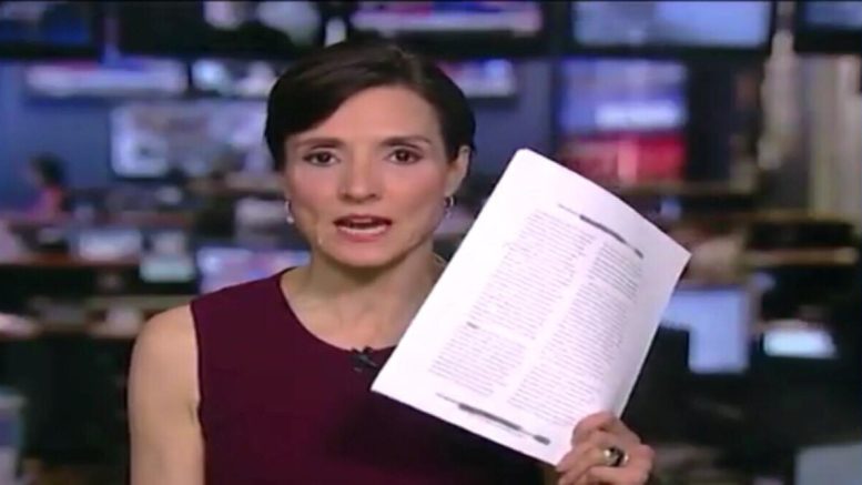 Chief Intelligence Correspondent for Fox News, Catherine Herridge reports on House Intelligence Committee unredacted memo. Image courtesy of US4Trump screen capture.