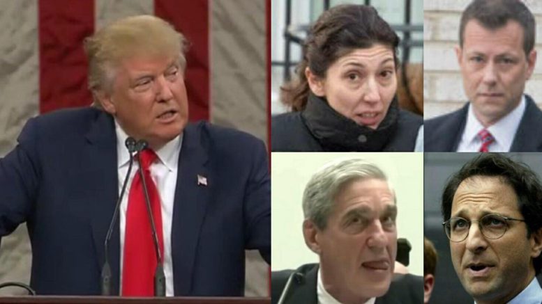 President Trump tweets about Mueller probe and 2018 Mid-terms. Image credit to US4Trump compilation with YouTube Screen Grabs, Reuters and Populist Wire.