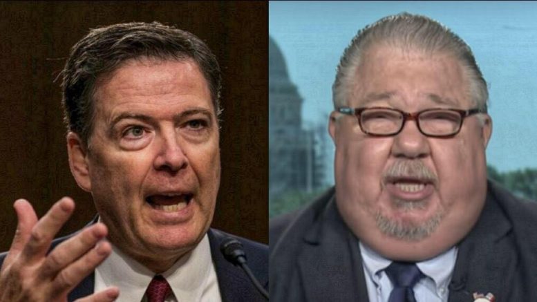 Sam Clovis exposes beginnings of Witch Hunt. Image credit to US4Trump screen capture enhancement with Pinterest.