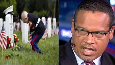 Memorial Day epic fail on Rep Ellison. Image credit to US4Trump compilation with WTOP & Alphanewsmn.