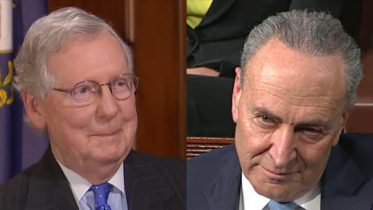 Mitch McConnell (KY-R) cancels 2018 Summer recess for the Senate except one week. Image credit to US4Trump screen capture compilation.