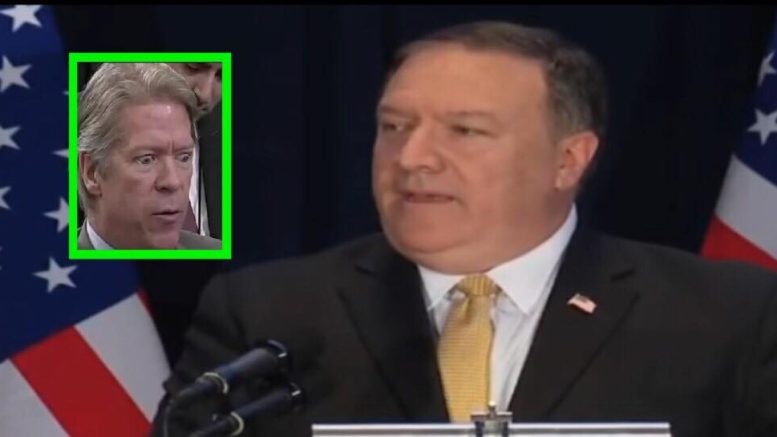 Mike Pompeo, Secretary of State sets the media straight about negotiation best practices. Image credit to US4Trump enhanced compilation.