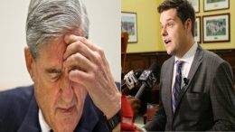 Gaetz reacts to 'Viva Le Resistance' FBI text. Image credit to US4Trump screen captures and enhancement.