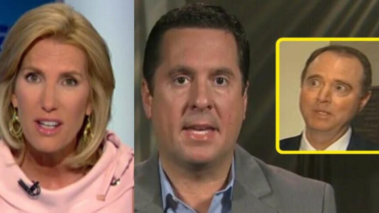 Nunes is NOT threatened by the Democrats. Image credit to US4Trump with screen grabs and enhancement.