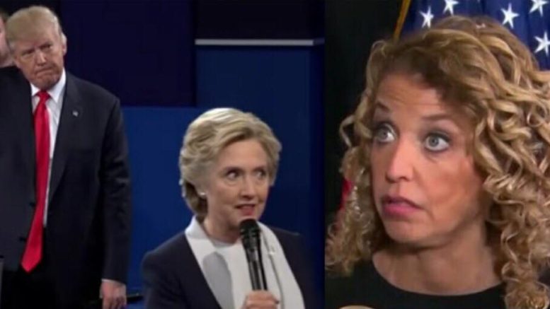 DNC memo shows server went missing. Today, DOJ offers plea deal to Imran Awan. Image credit to US4Trump screen grab compilation and enhancement.