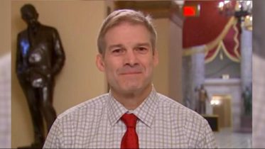 Jim Jordan under attack by Dems after getting close to exposing the truth of Dossier scandal. Image credit to US4Trump with MSNBC Screen Shot enhancement.