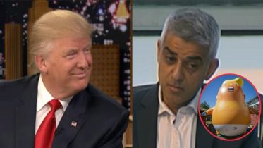 Trump baby rally in London is a flop. Image credit to US4Trump with screen grab compilation.