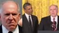 Brennan gets roasted after his arm chair diagnosis of the President. Photo credit to Swamp Drain compilation with Reuters, Telegraph Screen Shot.