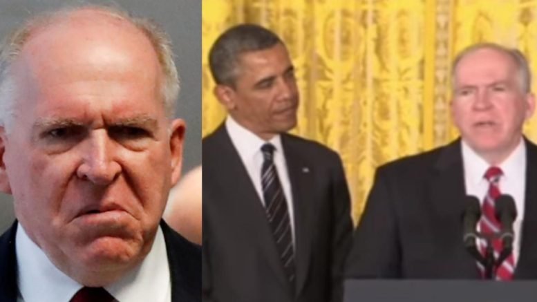 Brennan gets roasted after his arm chair diagnosis of the President. Photo credit to Swamp Drain compilation with Reuters, Telegraph Screen Shot.