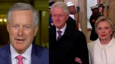 Mark Meadows talked about the upcoming Clinton Foundation testimonies by the whistleblowers. Photo credit to Swamp Drain compilation with screen shots.