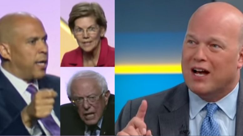 Booker, Warren, Bernie, Whitaker
